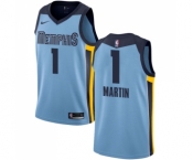 Men's Nike Memphis Grizzlies #1 Jarell Martin Swingman Light Blue NBA Jersey Statement Edition