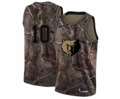 Men's Nike Memphis Grizzlies #10 Mike Bibby Swingman Camo Realtree Collection NBA Jersey