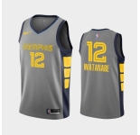 Men's Nike Memphis Grizzlies #12 Ja Morant City Edition NBA 2018-19 Gray Jersey