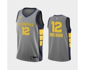 Men's Nike Memphis Grizzlies #12 Ja Morant City Edition NBA 2018-19 Gray Jersey