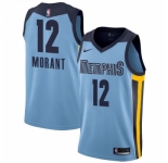 Men's Nike Memphis Grizzlies #12 Ja Morant Light Blue NBA Swingman Statement Edition Jersey