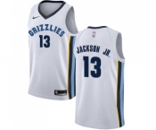 Men's Nike Memphis Grizzlies #13 Jaren Jackson Jr. Swingman White NBA Jersey - Association Edition