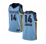 Men's Nike Memphis Grizzlies #14 Brice Johnson Authentic Light Blue NBA Jersey Statement Edition
