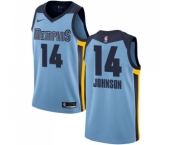 Men's Nike Memphis Grizzlies #14 Brice Johnson Authentic Light Blue NBA Jersey Statement Edition