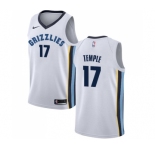 Men's Nike Memphis Grizzlies #17 Garrett Temple Authentic White NBA Jersey - Association Edition