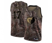 Men's Nike Memphis Grizzlies #17 Garrett Temple Swingman Camo Realtree Collection NBA Jersey