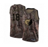Men's Nike Memphis Grizzlies #18 Omri Casspi Swingman Camo Realtree Collection NBA Jersey