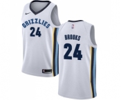 Men's Nike Memphis Grizzlies #24 Dillon Brooks Swingman White NBA Jersey - Association Edition