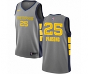 Men's Nike Memphis Grizzlies #25 Chandler Parsons Swingman Gray NBA Jersey - City Edition