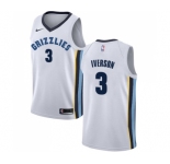 Men's Nike Memphis Grizzlies #3 Allen Iverson Swingman White NBA Jersey - Association Edition