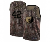 Men's Nike Memphis Grizzlies #42 Lorenzen Wright Swingman Camo Realtree Collection NBA Jersey