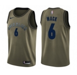 Men's Nike Memphis Grizzlies #6 Shelvin Mack Swingman Green Salute to Service NBA Jersey