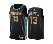 Nike Grizzlies #13 Jaren Jackson Jr. Black NBA Swingman 2020-21 City Edition Jersey