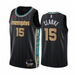 Nike Grizzlies #15 Brandon Clarke Black NBA Swingman 2020-21 City Edition Jersey