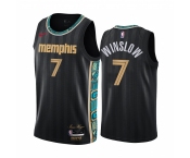 Nike Grizzlies #7 Justise Winslow Black NBA Swingman 2020-21 City Edition Jersey