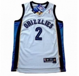 nba memphis grizzlies #2 jason williams white