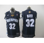 nba memphis grizzlies #32 mayo blue[2011 swingman revolution 30]