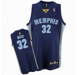 nba memphis grizzlies #32 oj mayo blue