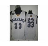 nba memphis grizzlies #33 gasol white[revolution 30]
