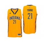Indiana Pacers #21 Thaddeus Young 2016 Alternate Gold New Swingman Jersey