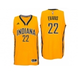 Indiana Pacers #22 Jeremy Evans 2016 Alternate Gold New Swingman Jersey