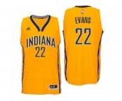Indiana Pacers #22 Jeremy Evans 2016 Alternate Gold New Swingman Jersey