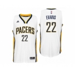 Indiana Pacers #22 Jeremy Evans 2016 Home White New Swingman Jersey