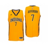 Indiana Pacers #7 Al Jefferson 2016 Alternate Gold New Swingman Jersey