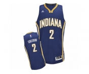 Men Adidas Indiana Pacers #2 Darren Collison Swingman Navy Blue Road NBA Jersey