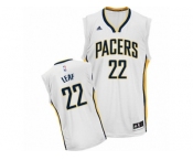 Men Adidas Indiana Pacers #22 T. J. Leaf Swingman White Home NBA Jersey