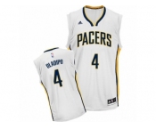 Men Adidas Indiana Pacers #4 Victor Oladipo Swingman White Home NBA Jersey