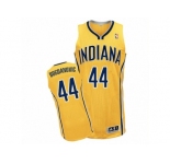 Men Adidas Indiana Pacers #44 Bojan Bogdanovic Authentic Gold Alternate NBA Jersey