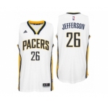 Men Indiana Pacers #26 Al Jefferson Home White New Swingman Jersey