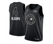 Men Nike Indiana Pacers #4 Victor Oladipo Black NBA Jordan Swingman 2018 All-Star Game Jersey
