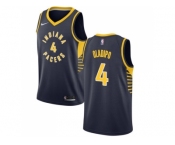 Men Nike Indiana Pacers #4 Victor Oladipo Navy Blue NBA Swingman Icon Edition Jersey
