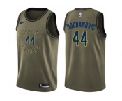 Men Nike Indiana Pacers #44 Bojan Bogdanovic Green Salute to Service NBA Swingman Jersey