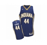 Men's Adidas Indiana Pacers #44 Jeff Teague Swingman Navy Blue Road NBA Jersey