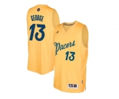 Men's Indiana Pacers #13 Paul George Gold 2016 Christmas Day NBA Swingman Jersey
