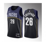 Men's Indiana Pacers #26 Ben Sheppard Blue 2023 Draft City Edition Stitched Basketball Jersey