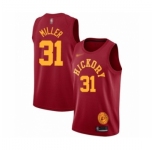 Men's Indiana Pacers #31 Reggie Miller Authentic Red Hardwood Classics Basketball Jersey
