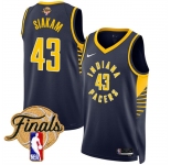 Men's Indiana Pacers #43 Pascal Siakam Navy 2025 Finals Icon Edition Stitched Basketball Jersey