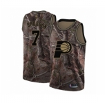 Men's Indiana Pacers #7 Malcolm Brogdon Swingman Camo Realtree Collection Basketball Jersey
