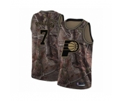 Men's Indiana Pacers #7 Malcolm Brogdon Swingman Camo Realtree Collection Basketball Jersey