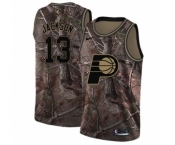 Men's Nike Indiana Pacers #13 Mark Jackson Swingman Camo Realtree Collection NBA Jersey