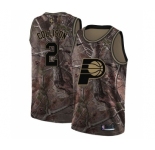 Men's Nike Indiana Pacers #2 Darren Collison Swingman Camo Realtree Collection NBA Jersey