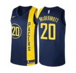 Men's Nike Indiana Pacers #20 Doug McDermott Swingman Navy Blue NBA Jersey - City Edition