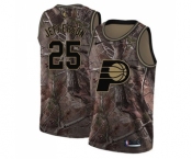 Men's Nike Indiana Pacers #25 Al Jefferson Swingman Camo Realtree Collection NBA Jersey
