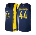 Men's Nike Indiana Pacers #44 Bojan Bogdanovic Swingman Navy Blue NBA Jersey - City Edition