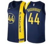 Men's Nike Indiana Pacers #44 Bojan Bogdanovic Swingman Navy Blue NBA Jersey - City Edition