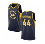 Men's Nike Indiana Pacers #44 Bojan Bogdanovic Swingman Navy Blue Road NBA Jersey - Icon Edition